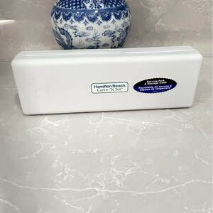 Hamilton Beach Carve 'N Set Electric Knife with Storage Case New Old Stock